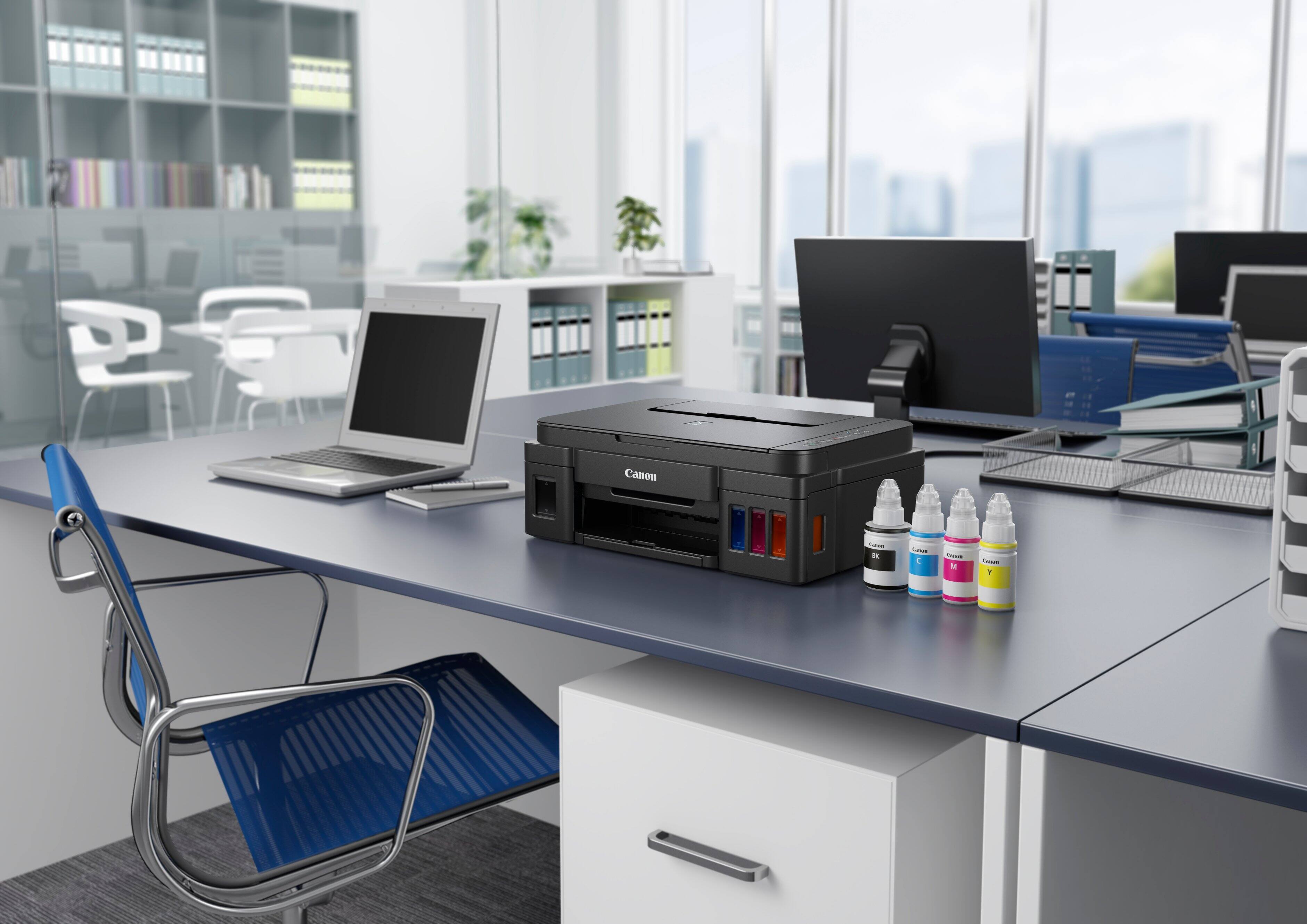 Alt View 4. Canon - PIXMA MegaTank G3200 Wireless All-In-One Supertank Inkjet Printer - Black.