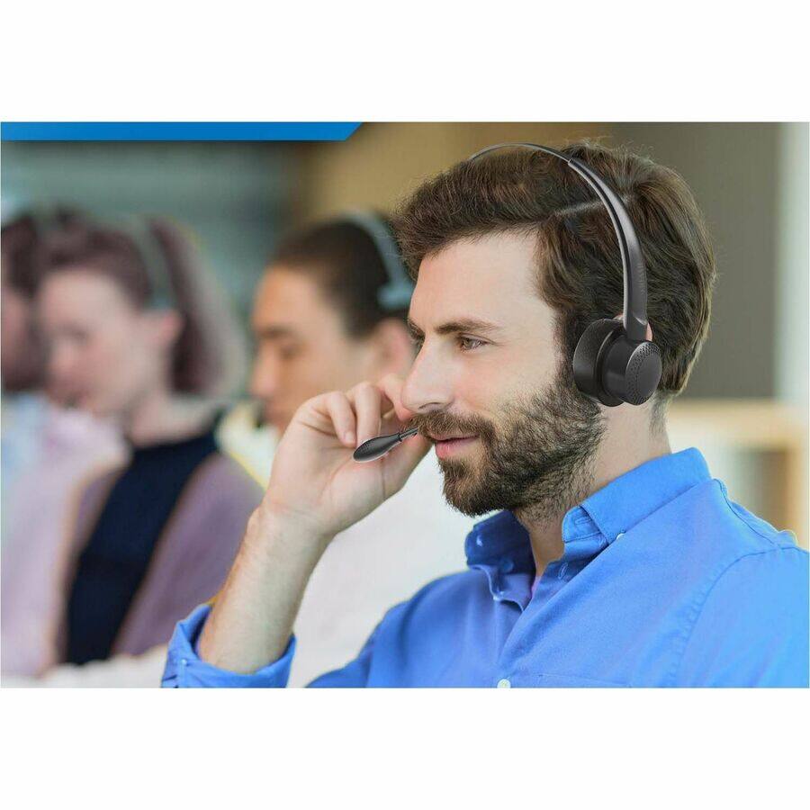 Alt View 8. Adesso - Adesso Xtream P400 Wireless Multimedia Headset with Charging Dock - Stereo - Mini-phone (3.5mm) - Wireless - Bluetooth - - Unknown.