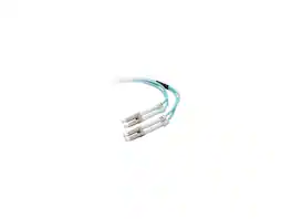Belkin - F2F402LL-04M-G 4 m/13 ft Fiber Optic Cable; 10GB Aqua Multimode LC/LC Duplex MMF, 50/125 OM3
