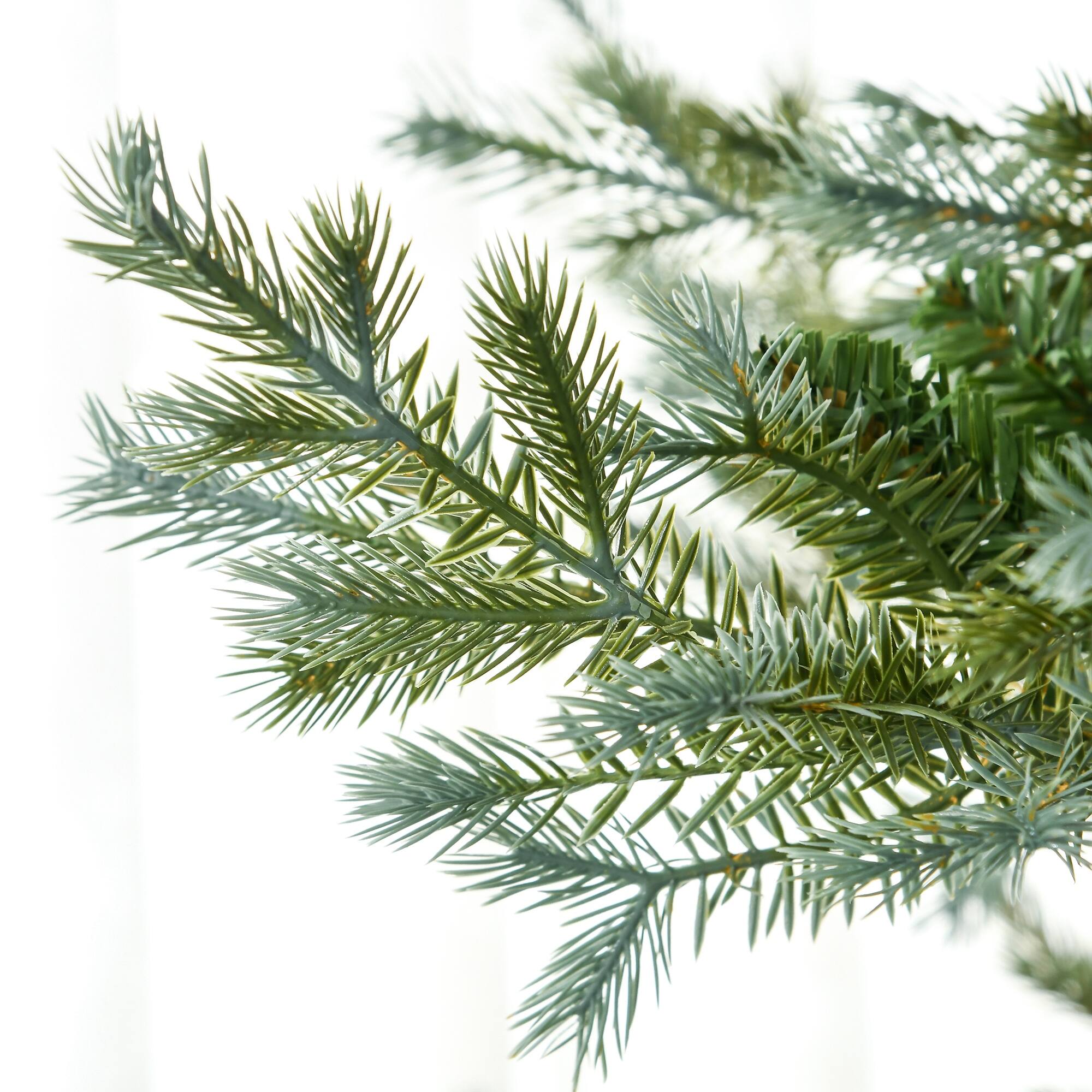 Alt View 8. Homcom - Artificial Christmas Tree Holiday Décor with 1288 Branches, Auto Open, Steel Base, Wide Shape, Easy-to-Shape - green.