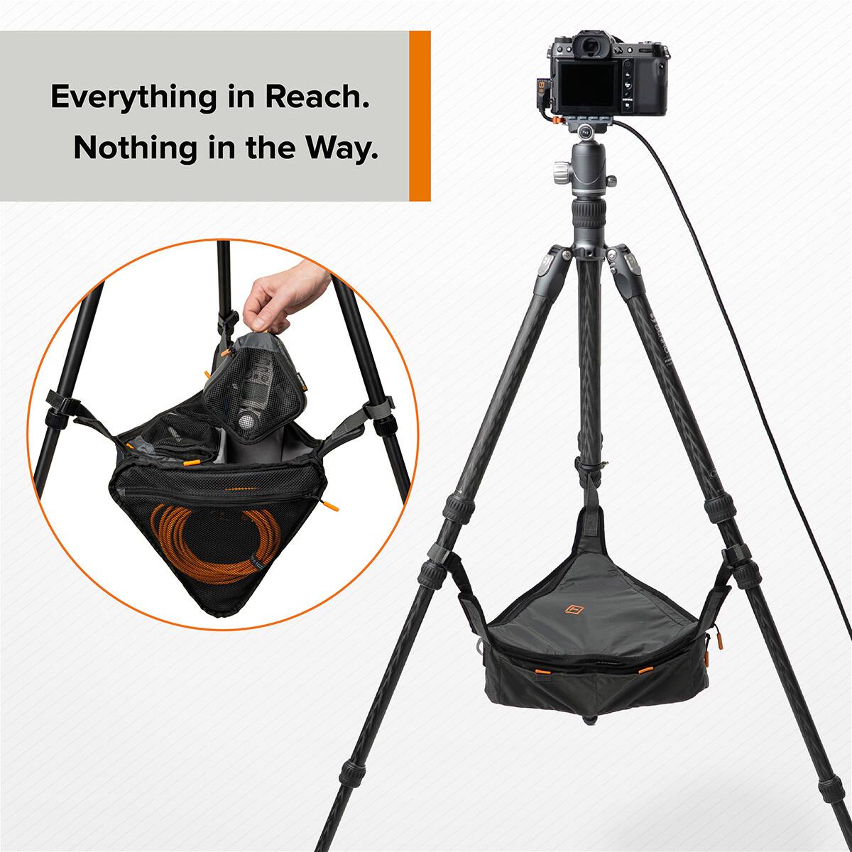 Everything in Reach. Nothing in the Way.