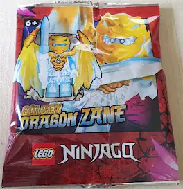 NEW LEGO NINJAGO Golden Dragon Zane foil pack 892293