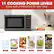 11 COOKING POWER LEVELS
Cook with confidence at any level
SMC1452KH SHARP
Exhaust Fan Only
Level 0
Level 1-2
Level 3-4
Level 5-6
Level 7-8
Level 9-10
These visual representations are for reference only. Please consult the Owner's Manual for more precise guidance.