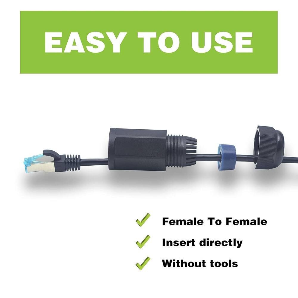 EASY TO USE

- Female To Female
- Insert directly
- Without tools