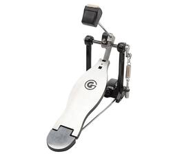 Gibraltar Hardware - Strap Drive Bass Drum Pedal, Lightweight All-Metal Frame, with G-Stamped Footboard Dual Surface Beater