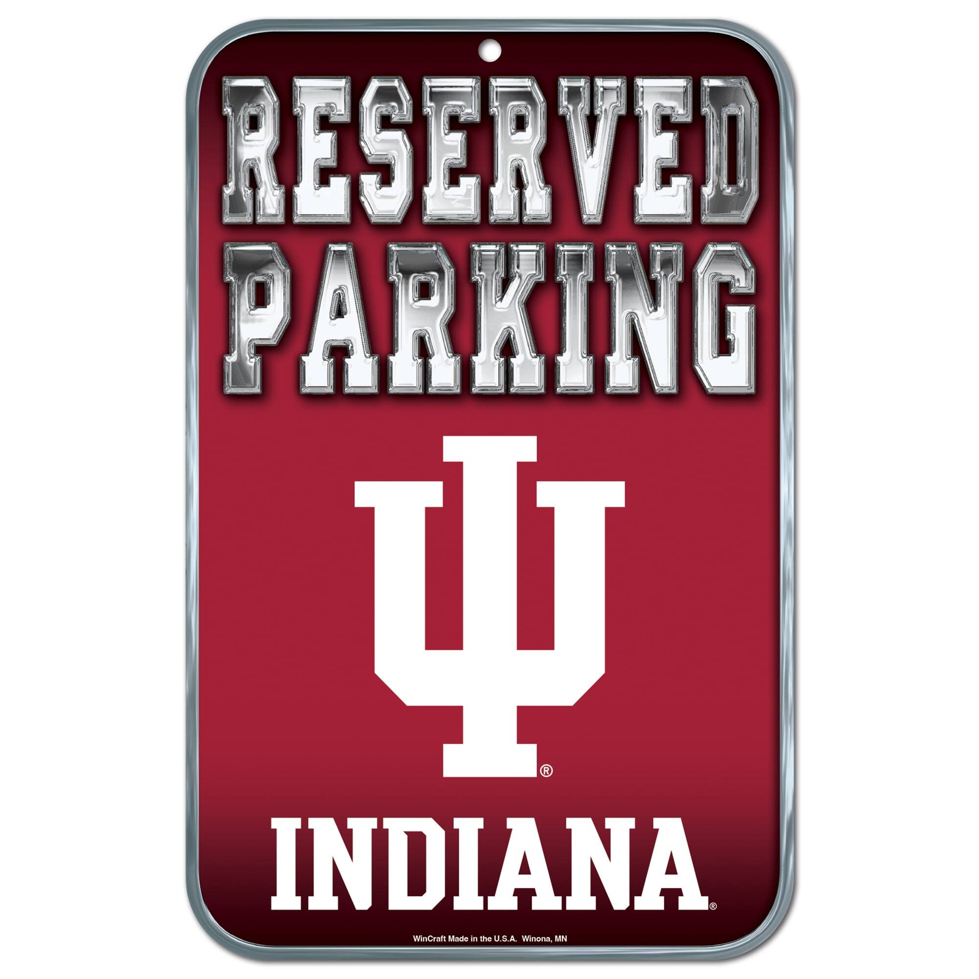 Indiana Hoosiers 11" x 17" Indoor/Outdoor Reserved Parking Sign