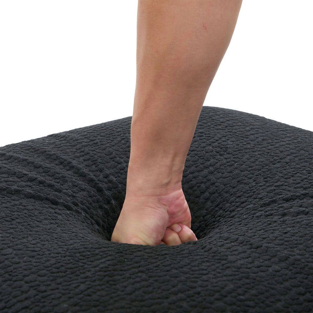 Alt View 1. Kadyn - U-Shaped 6-Seat Sectional, Configurable Modular Couch with Chaise and Storage Ottoman, Black - Black.