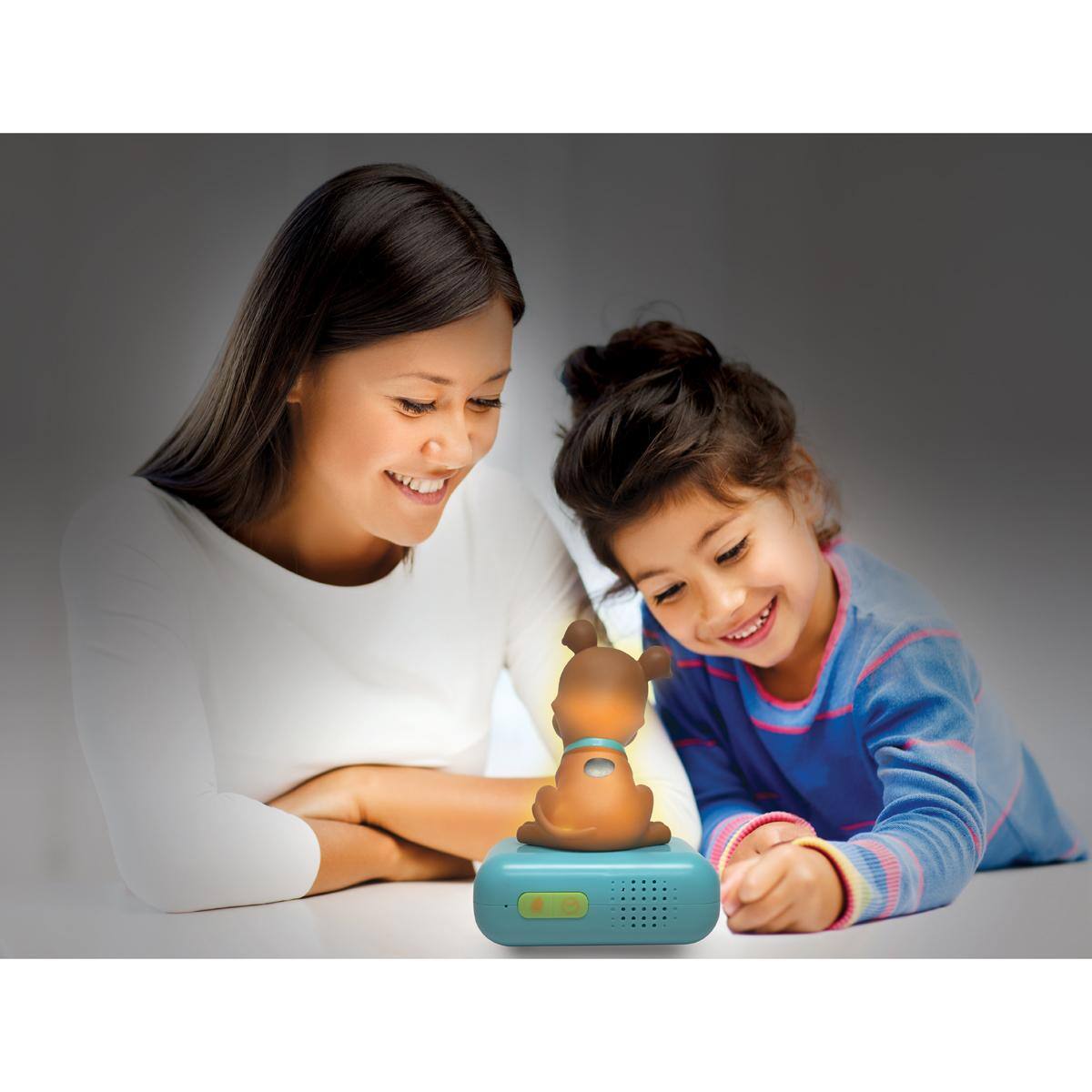 Alt View 4. Lexibook - Digital alarm clock with Scooby Doo 3D night light and sound effects - Brown.