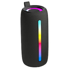 RCA - 5W Bluetooth Speaker with TWS, Sound FX, USB/microSD/Aux, FM, 6 Hr Play Time - Black