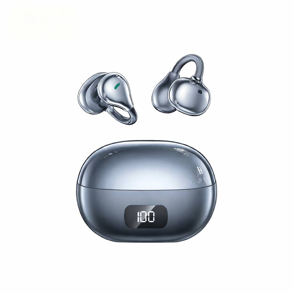 SKONYON - Open-Ear Clip-On True Wireless Earbuds - Blue Gray