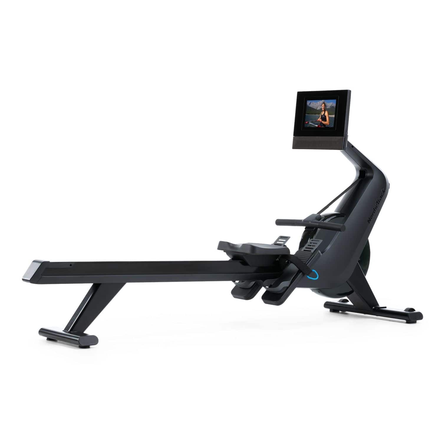 Front. NordicTrack - NordicTrack RW700 Rower for Interactive, Full-Body Workouts - Black.