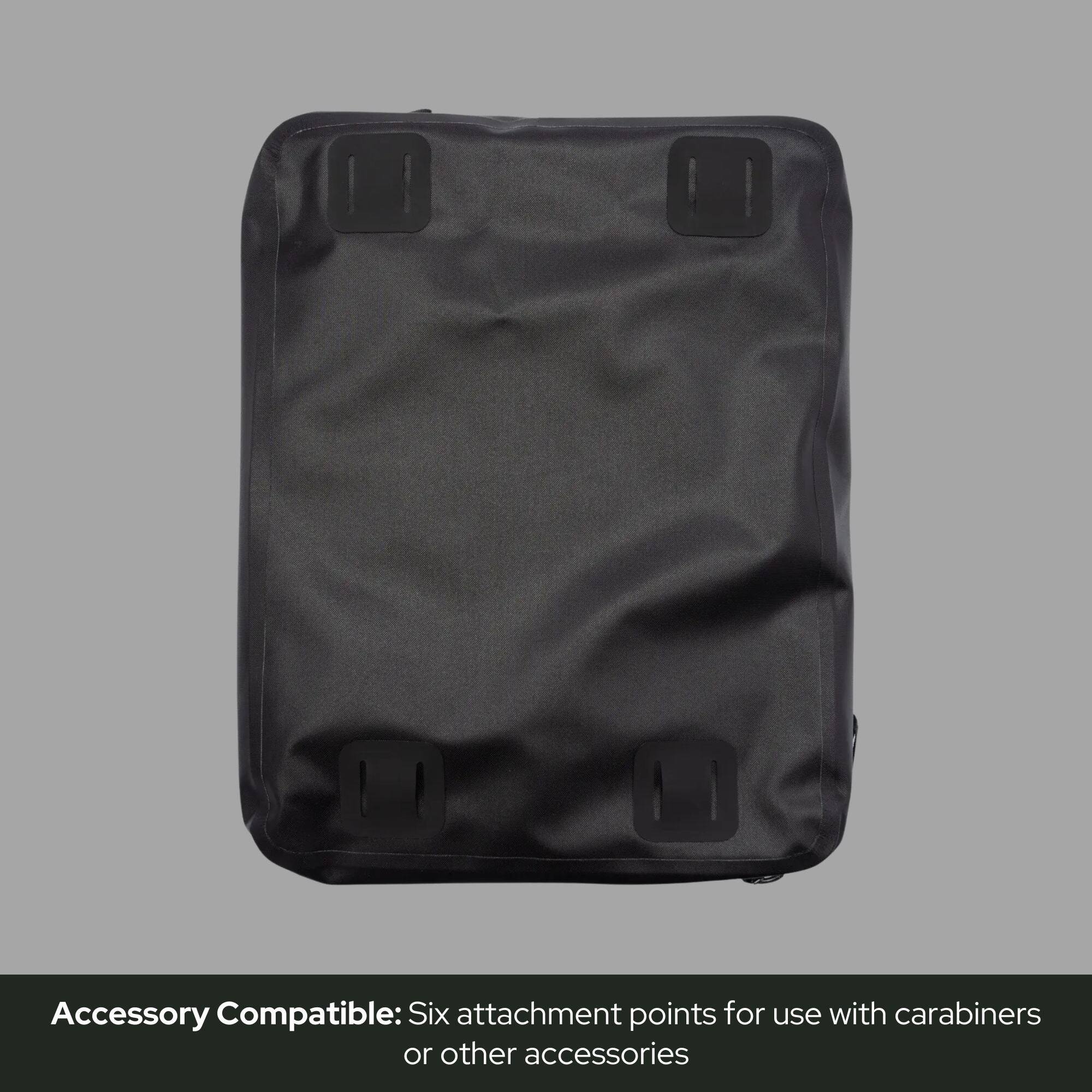 Accessory Compatible: Six attachment points for use with carabiners or other accessories