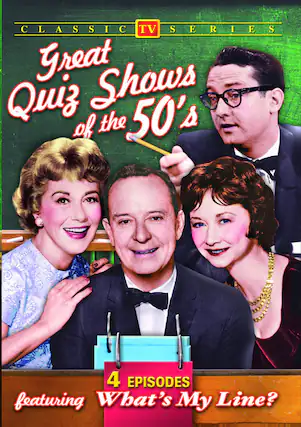 Front. Great Quiz Shows of the 50's - DVD.