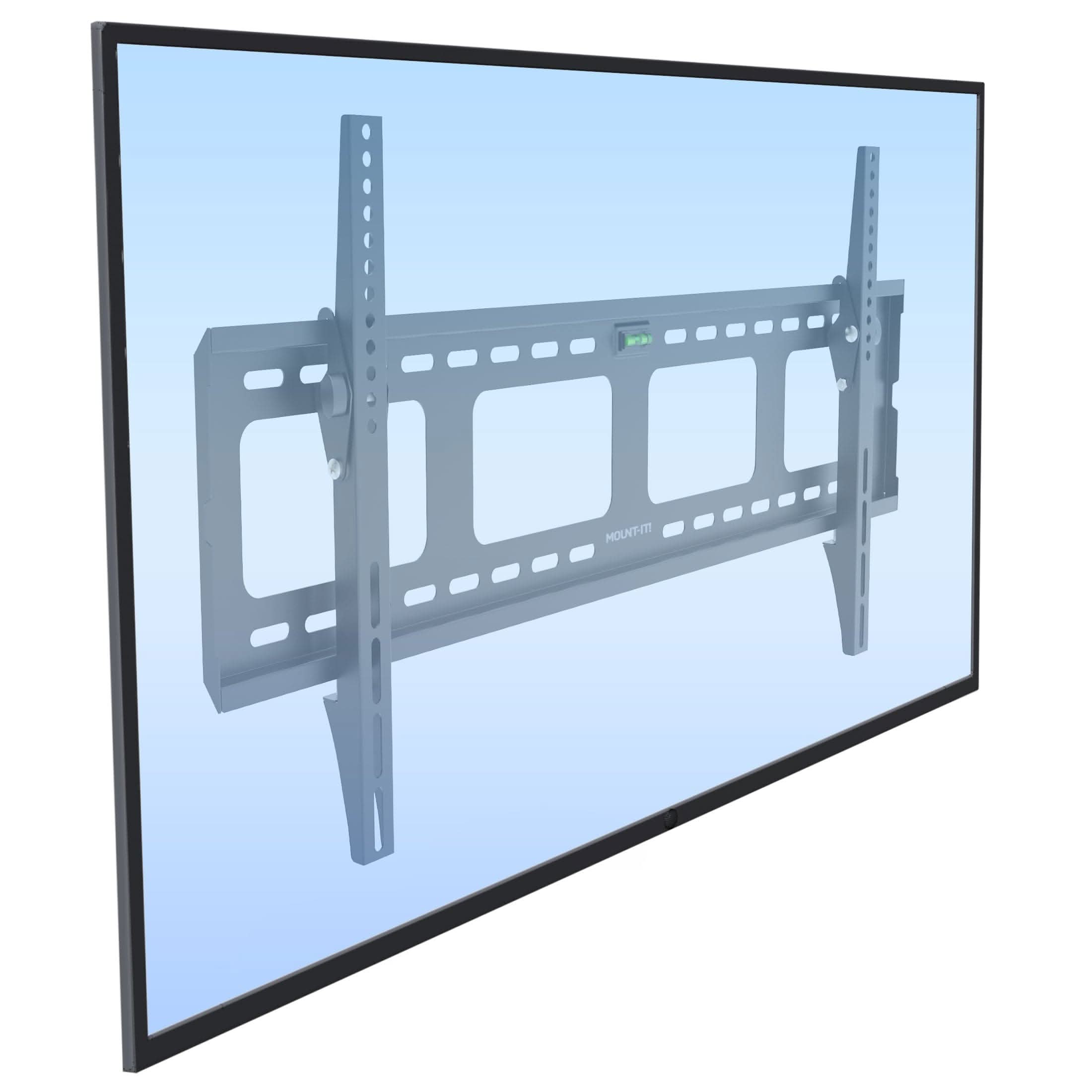 Alt View 4. Mount-It! - Premium Large Screen Wall Mount for 43"–90" TVs, Slim Profile, Heavy-Duty Steel - Black.