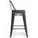 Alt View 13. Simpli Home - Rayne Industrial Metal 24 inch Counter Height Stool (Set of 2) in Gunmetal Grey - Gunmetal Grey.