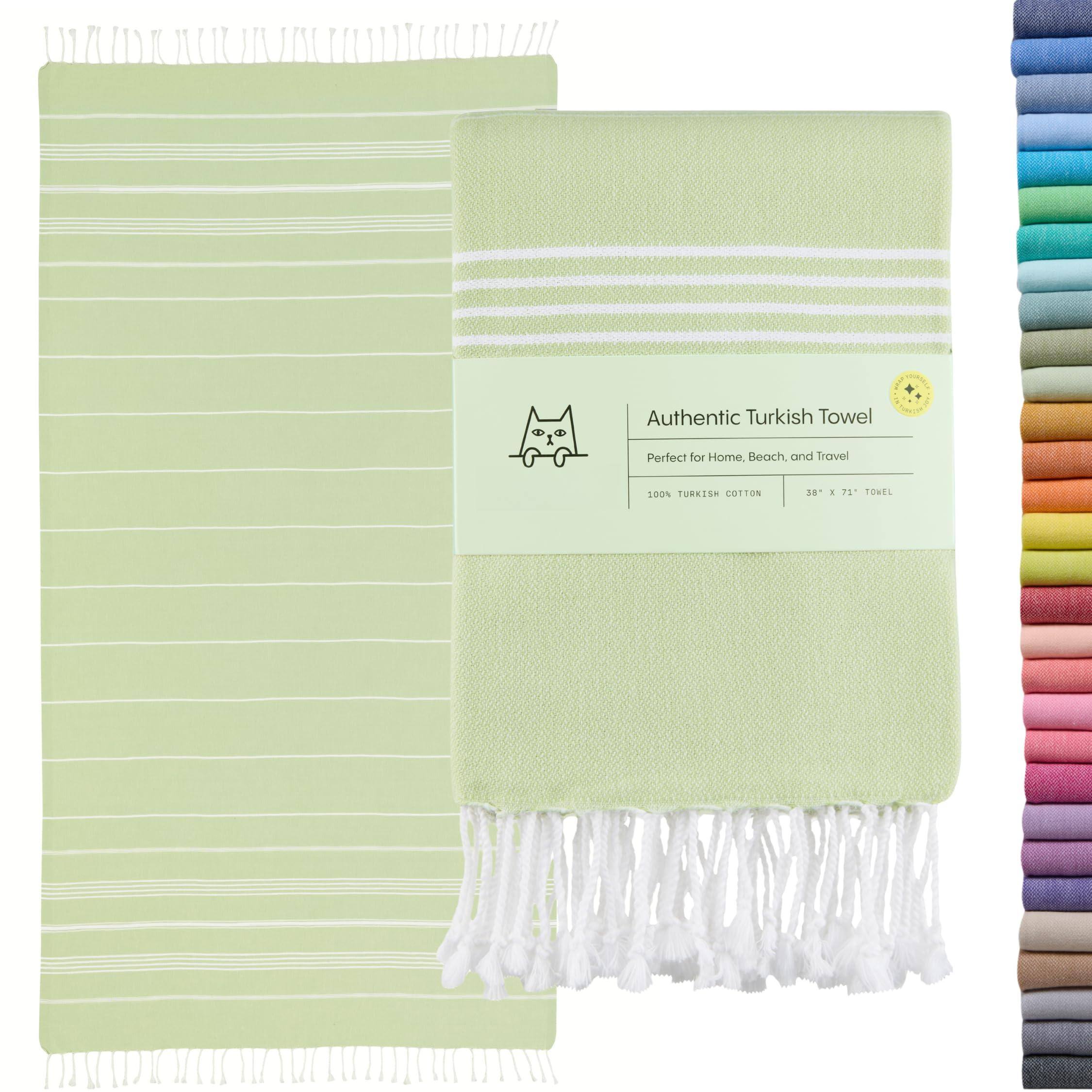 Seafoam Green Beach Towel (38" x 71")