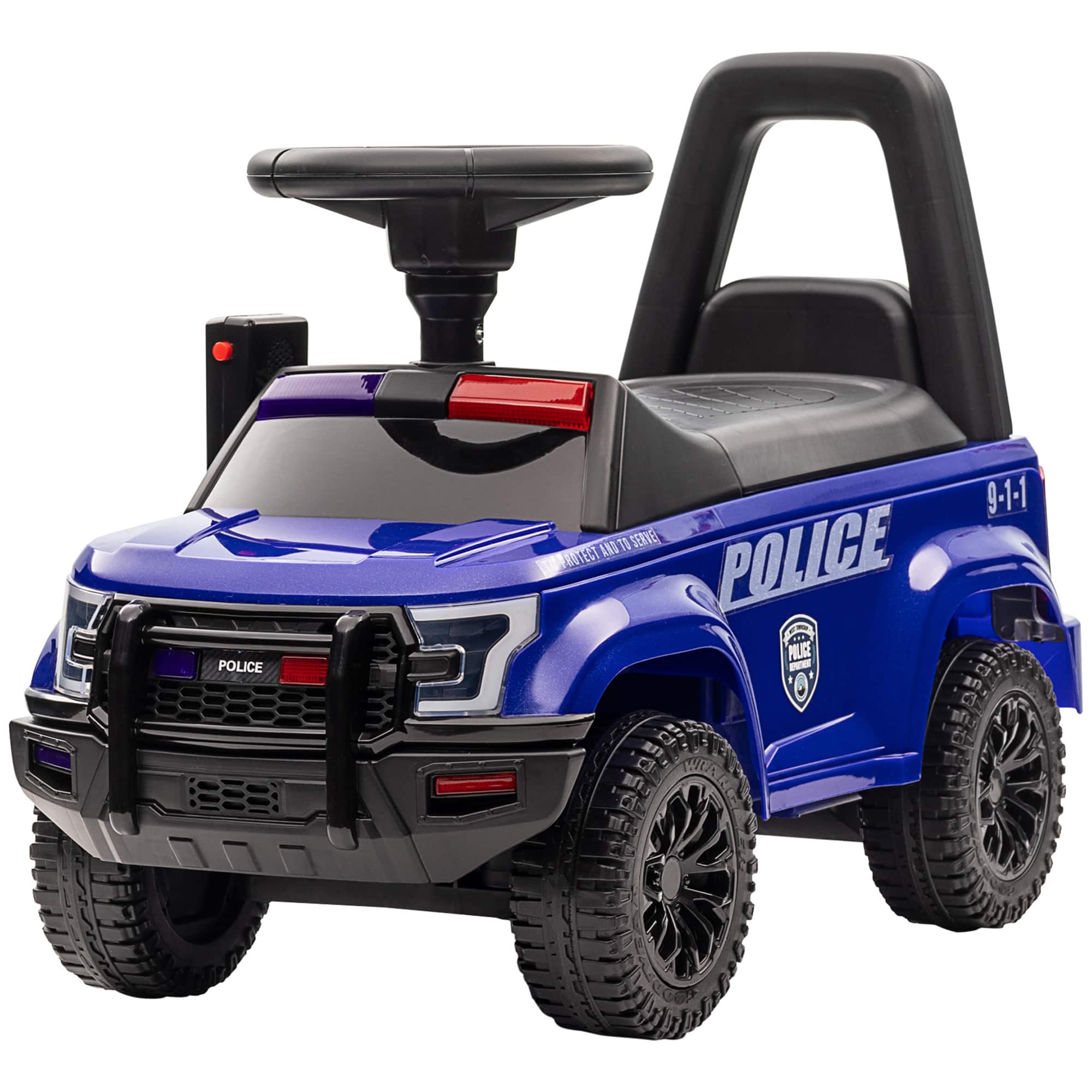 Aosom - Push Ride On Car with Working PA System and Horn