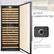 Alt View 22. Lanbo - 32 Inch 287 Bottle Dual Zone Wine Refrigerator with Ultra-Quiet Compressor Cooling and Double-Layer Tempered Glass Door - Black.