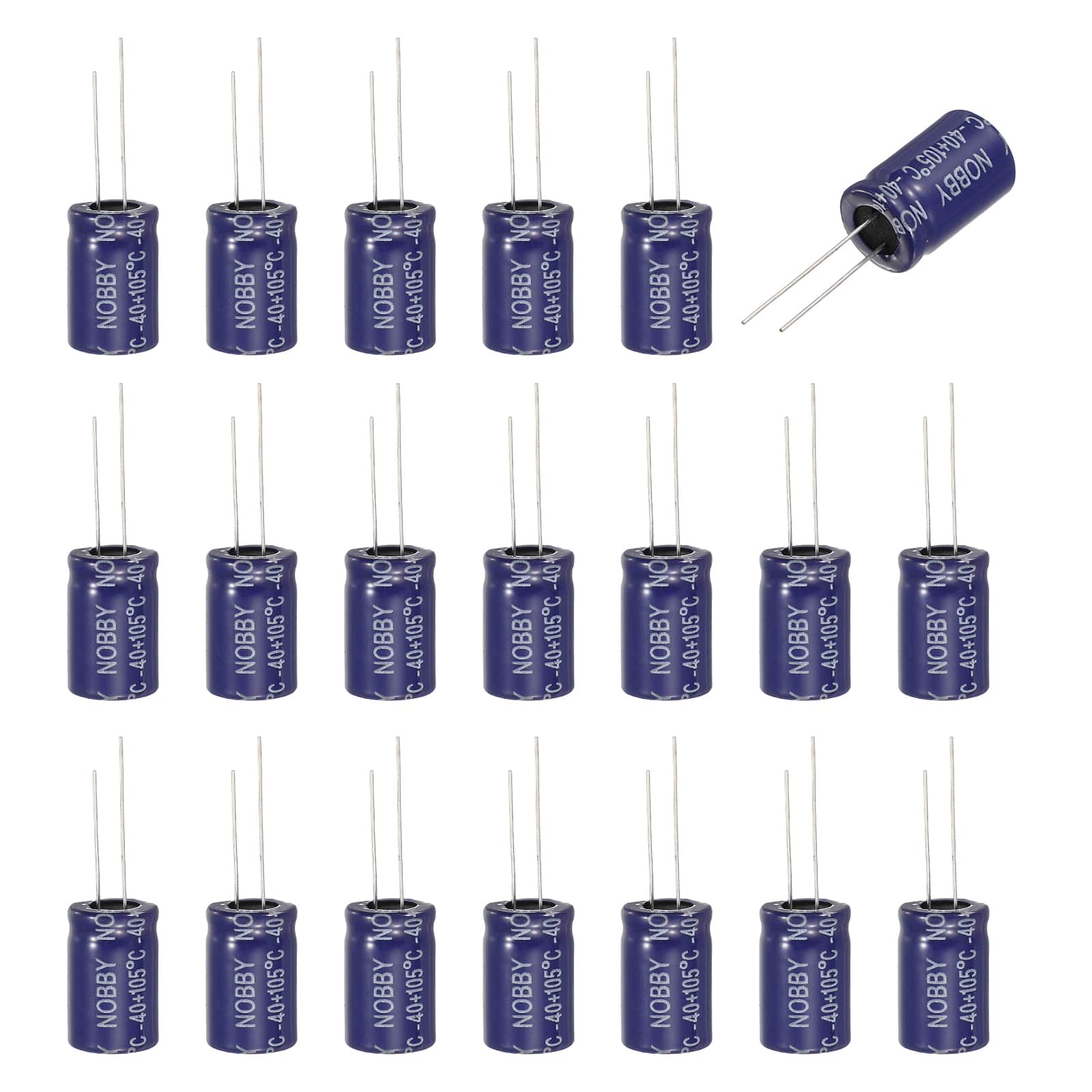 Unique Bargains - 15uF 100V Non-Polar Electrolytic Capacitor, 13x21mm, for Audio Tweeter/Speaker Crossover, 20pcs - Blue price history on PriceWatchPro