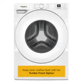 Whirlpool - 4.5 cu. ft. Front Load ENERGY STAR Washer with Tumble Fresh Option - White