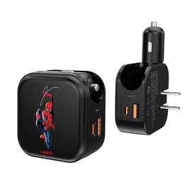 Keyscaper - Marvel Badge 2 in 1 USB A/C Charger - Spider-Man