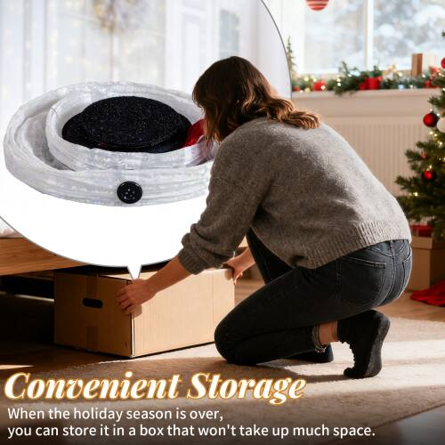 Convenient Storage  
When the holiday season is over, you can store it in a box that won't take up much space.
