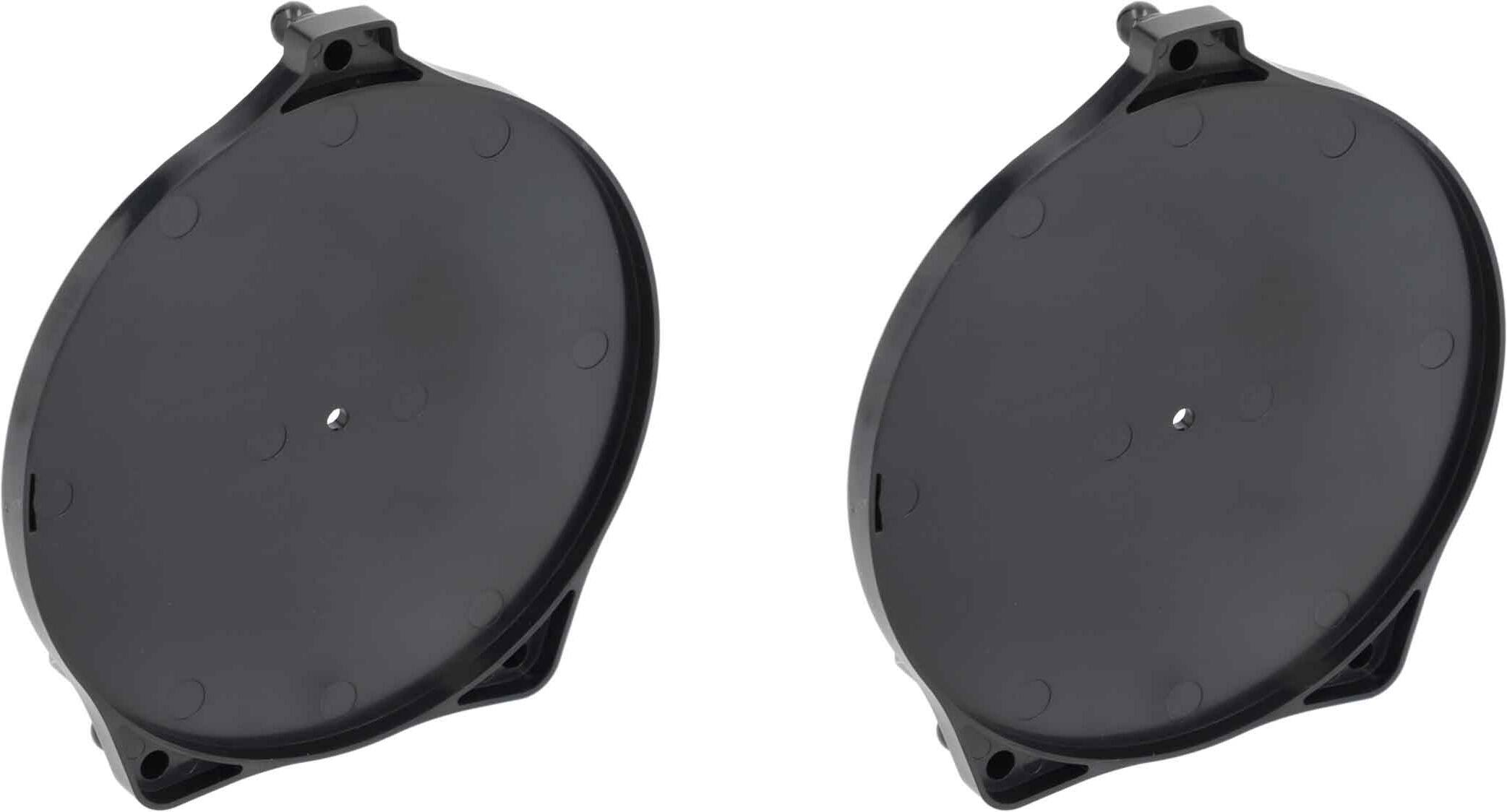 Angle. Metra - Speaker Adapter Plate for Select Mercedes Models 2020-2024 Vehicles (2-Pack) - Black.
