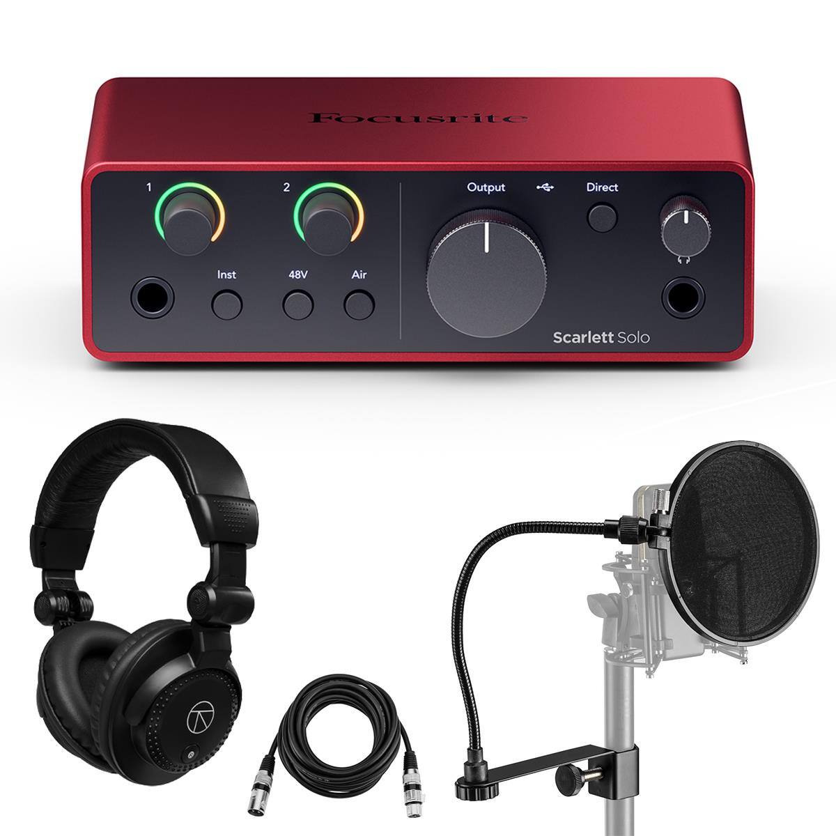 Focusrite Scarlett Solo

1 2 Output Direct Inst 48V Air