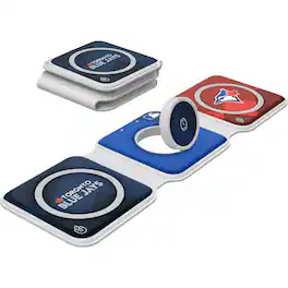 Keyscaper - Toronto Blue Jays 3-in-1 Foldable Charger - White