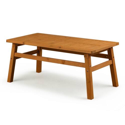 Alt View 10. Winado - 42in Patio Wooden Coffee Accent Side Table for Indoor/Outdoor Resistant Table Furniture - Teak.