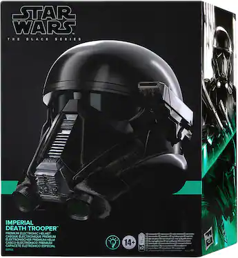 black stormtrooper helmet motorcycle Korda 5V alkaline batteries Korda StormTrooper Helmet - KordaMoto