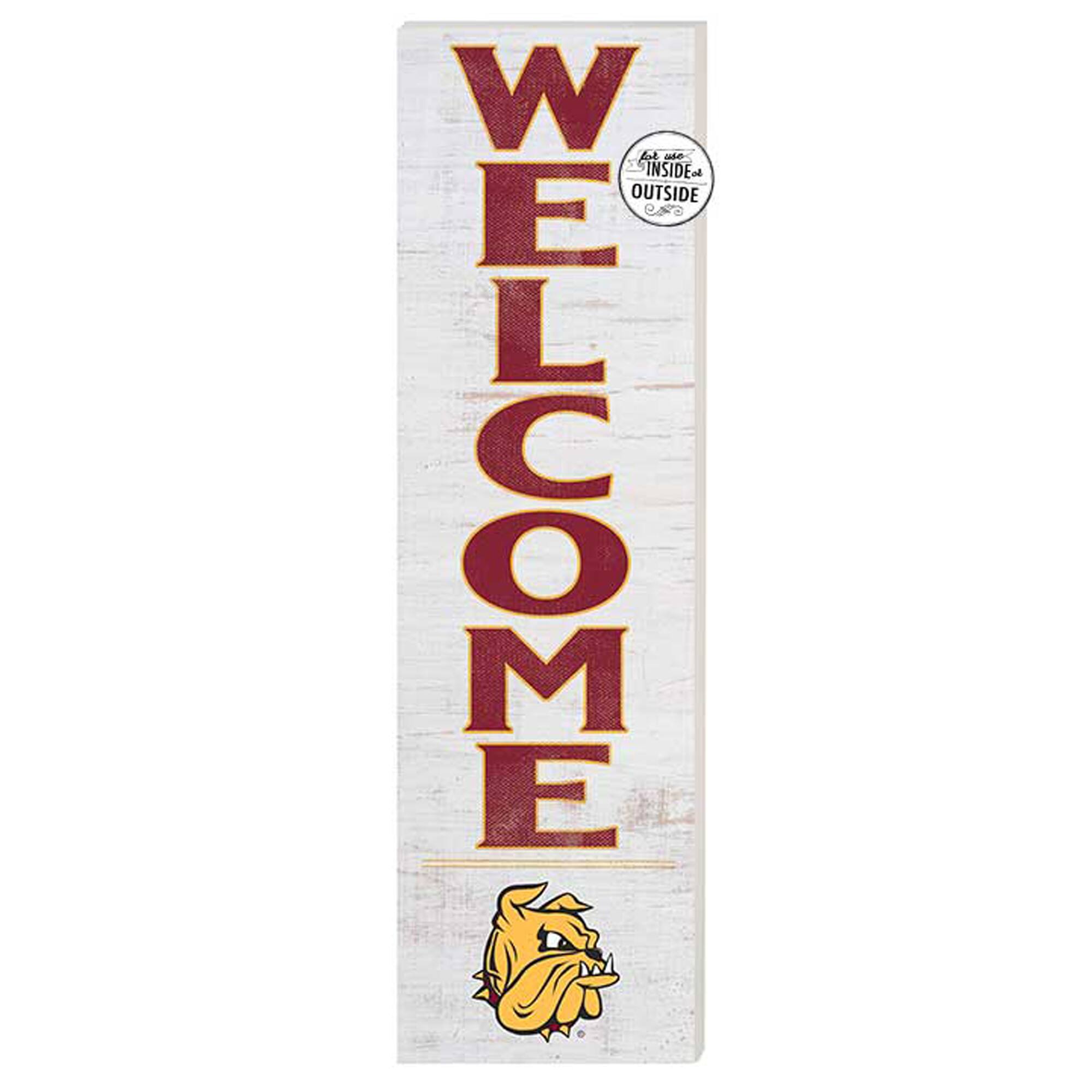 Minnesota Duluth Bulldogs 10'' x 35'' Indoor/Outdoor Welcome Sign