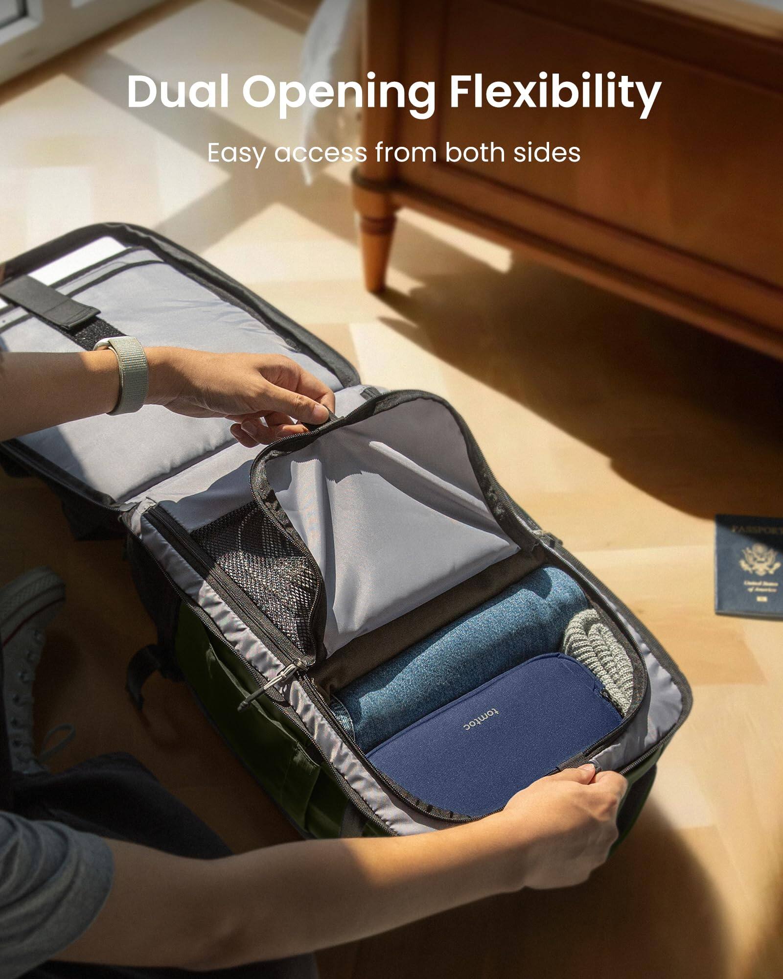 Dual Opening Flexibility  
Easy access from both sides