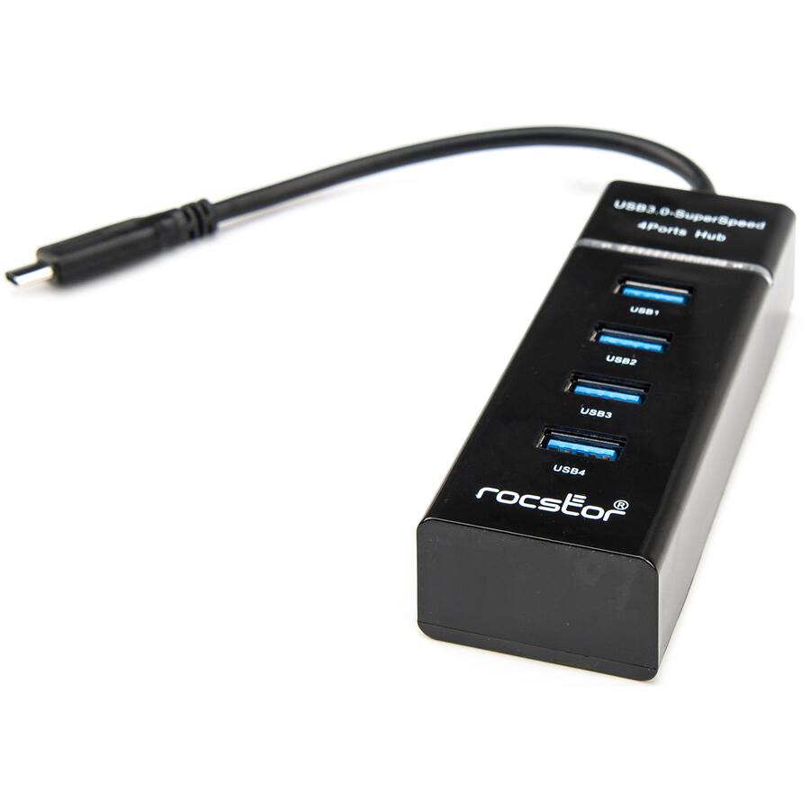 USB3.0-SuperSpeed 4Ports Hub  
USB1 USB2 USB3 USB4  
rocsstor