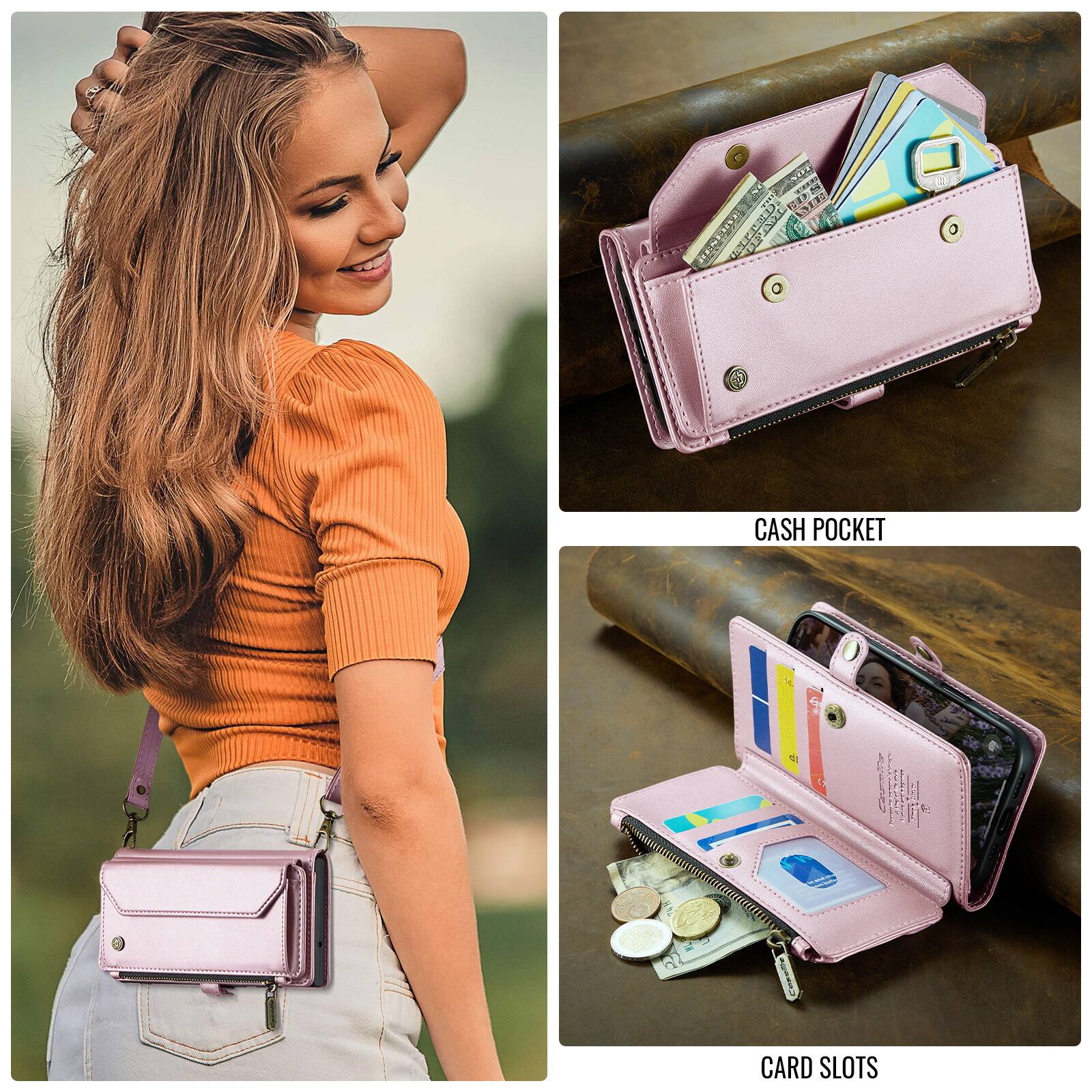 CASH POCKET  
CARD SLOTS