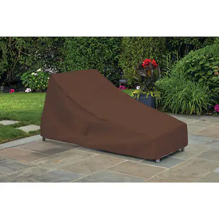 Front. Living Accents - Living Accents Polyester Chaise Lounge Cover.