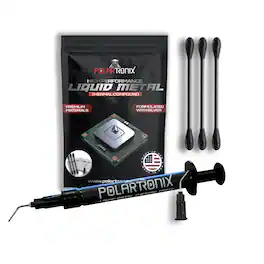 PolarTronix - Liquid Metal Thermal Paste - 1 Gram - Made in USA - Liquid Metal for PS5 - CPU - GPU Laptop