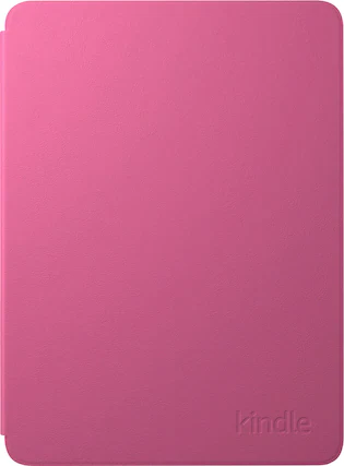 Front. Amazon - Kindle Paperwhite/Colorsoft Case, Plant-Based Leather, Lightweight Protective Cover - Raspberry.