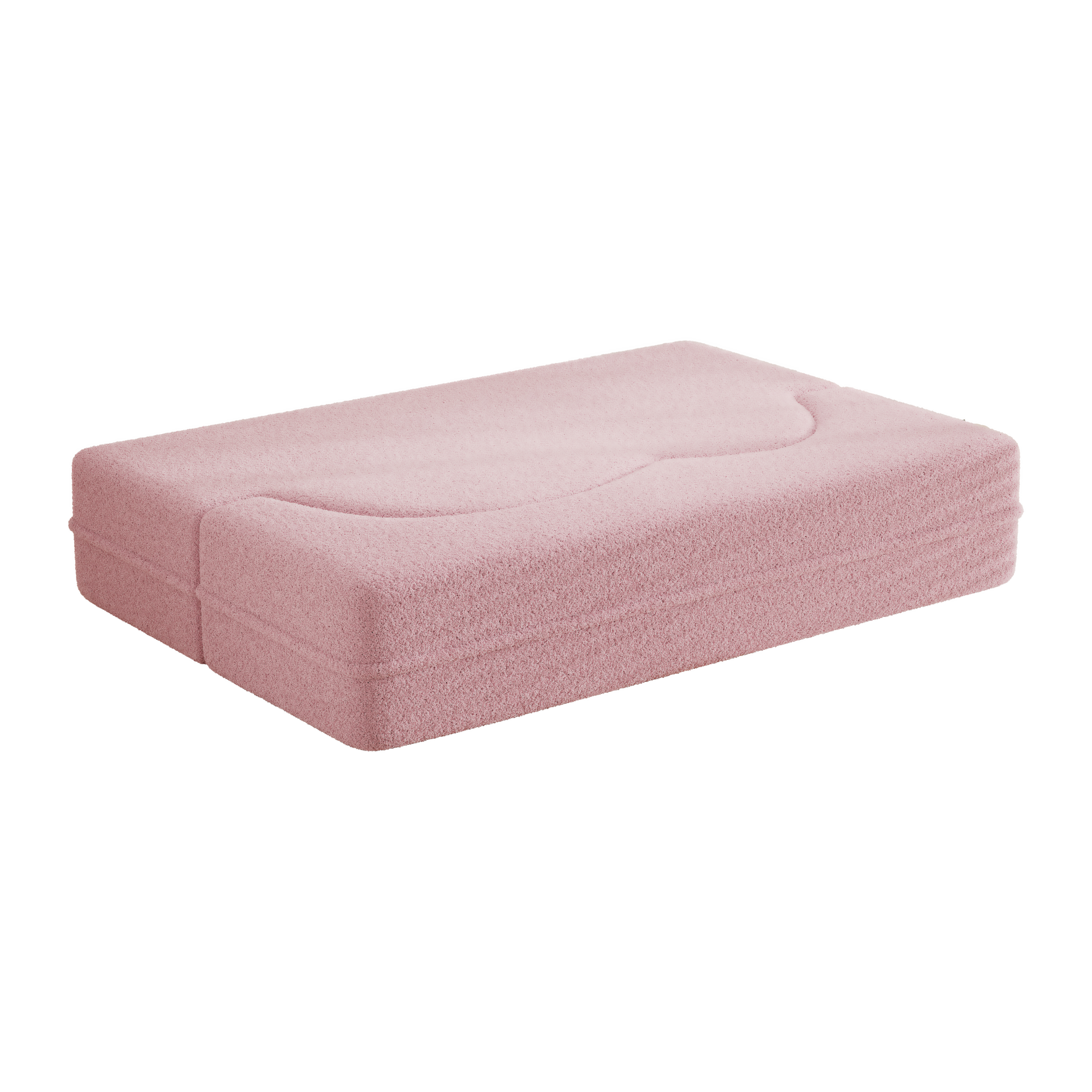 Alt View 10. GOODSILO - Convertible Floor Sofa Bed with 2 Pillows, Full Size Folding Mattress for Living Room and Guest Spaces - Pink.