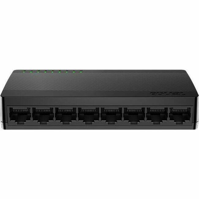 Front. Tenda - Tenda 8-Port Gigabit Ethernet Switch - 8 Ports - Gigabit Ethernet - 10/100/1000Base-T - 2 Layer Supported - Twisted Pair - Unknown.
