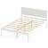 Alt View 9. Gymax - Gymax Full Size Bed Frame Farmhouse Wooden Platform Bed w/Headboard Under-Bed Storage - White.