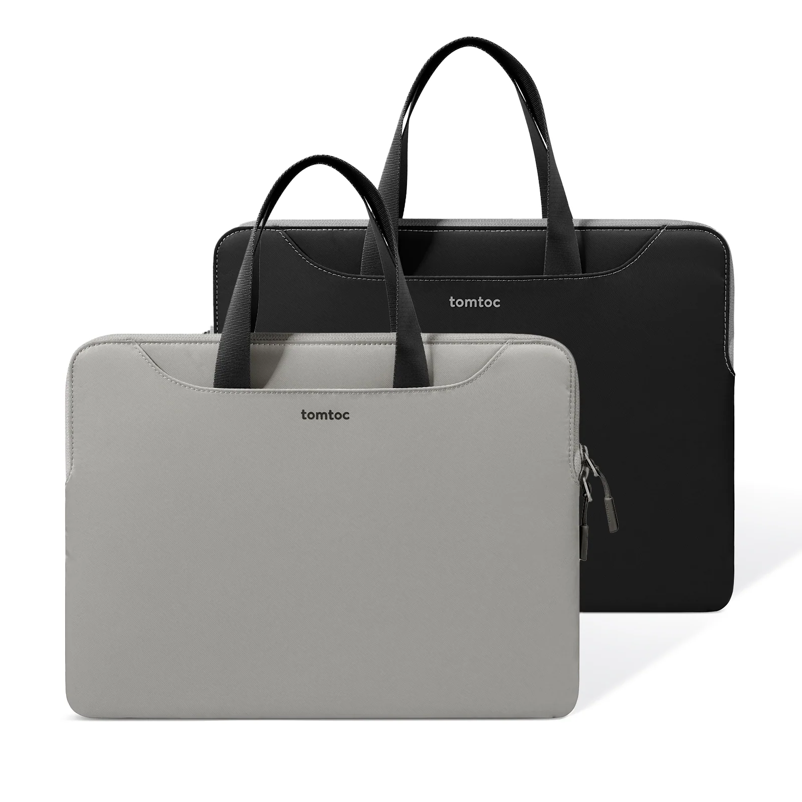 tomtoc - TheHer-A21 14-inch Slim Laptop Handbag Sleeve for 14 inch MacBook Pro, 13" MacBook Air & Pro, Microsoft Surface Laptop - Gray