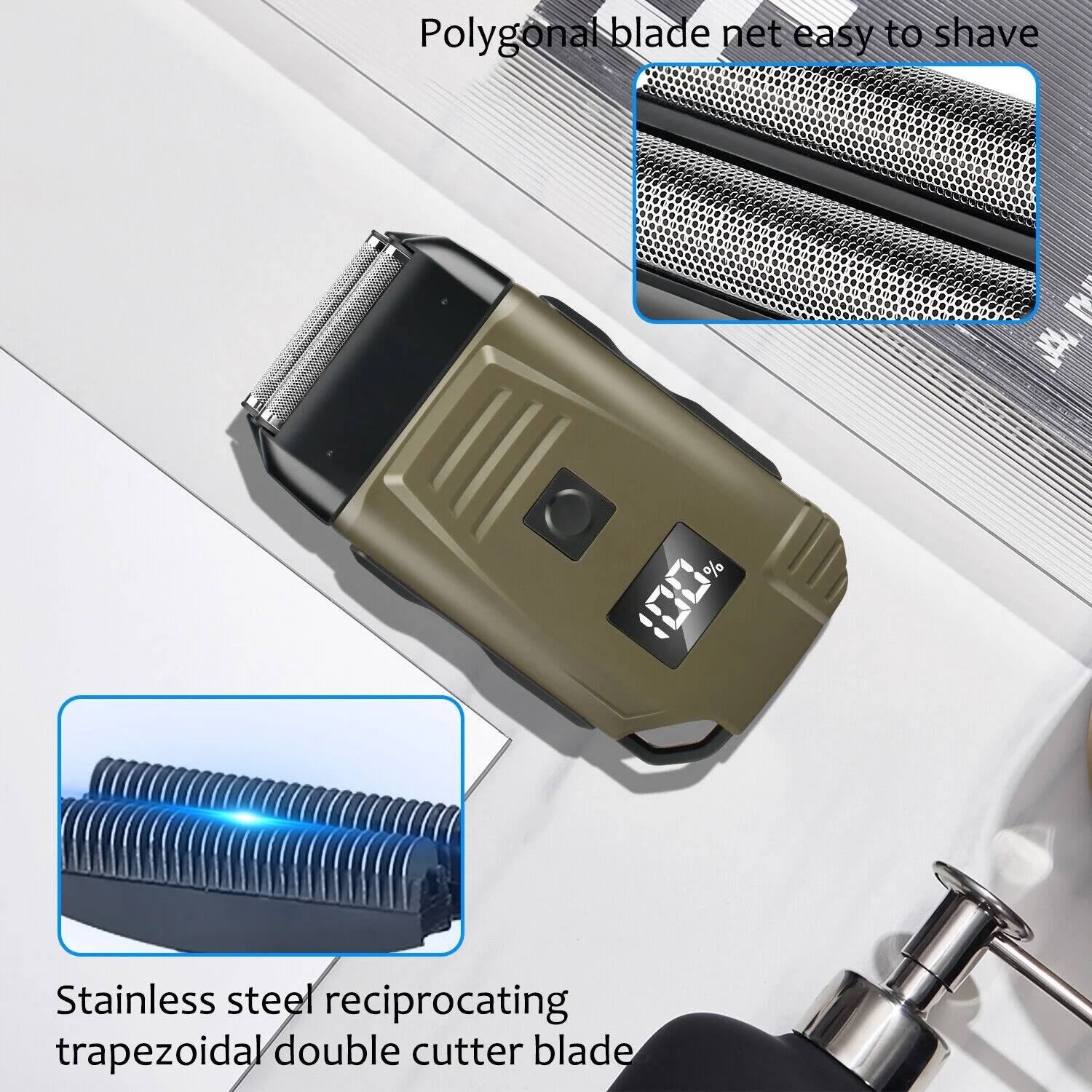 Polygonal blade net easy to shave

Stainless steel reciprocating trapezoidal double cutter blade