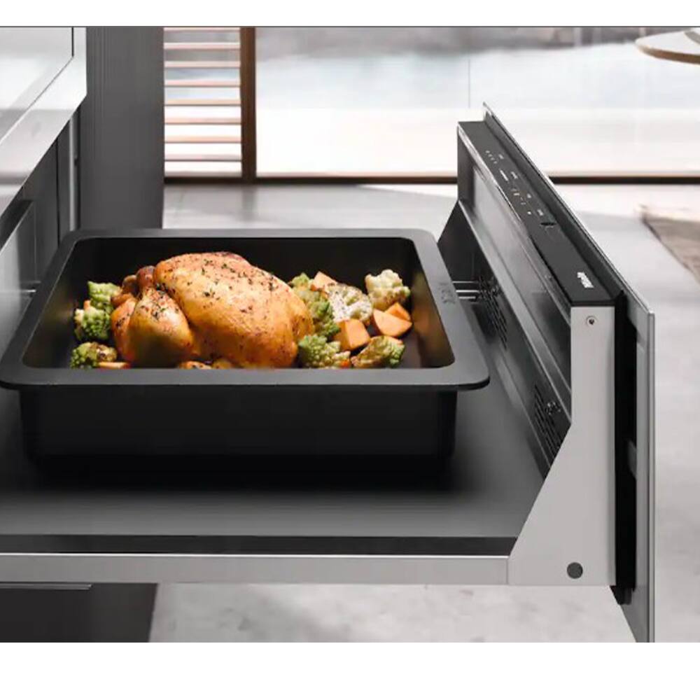 Alt View 3. Miele - Miele ESW 6380 30" Gourmet Warming Drawer - Panel Ready.