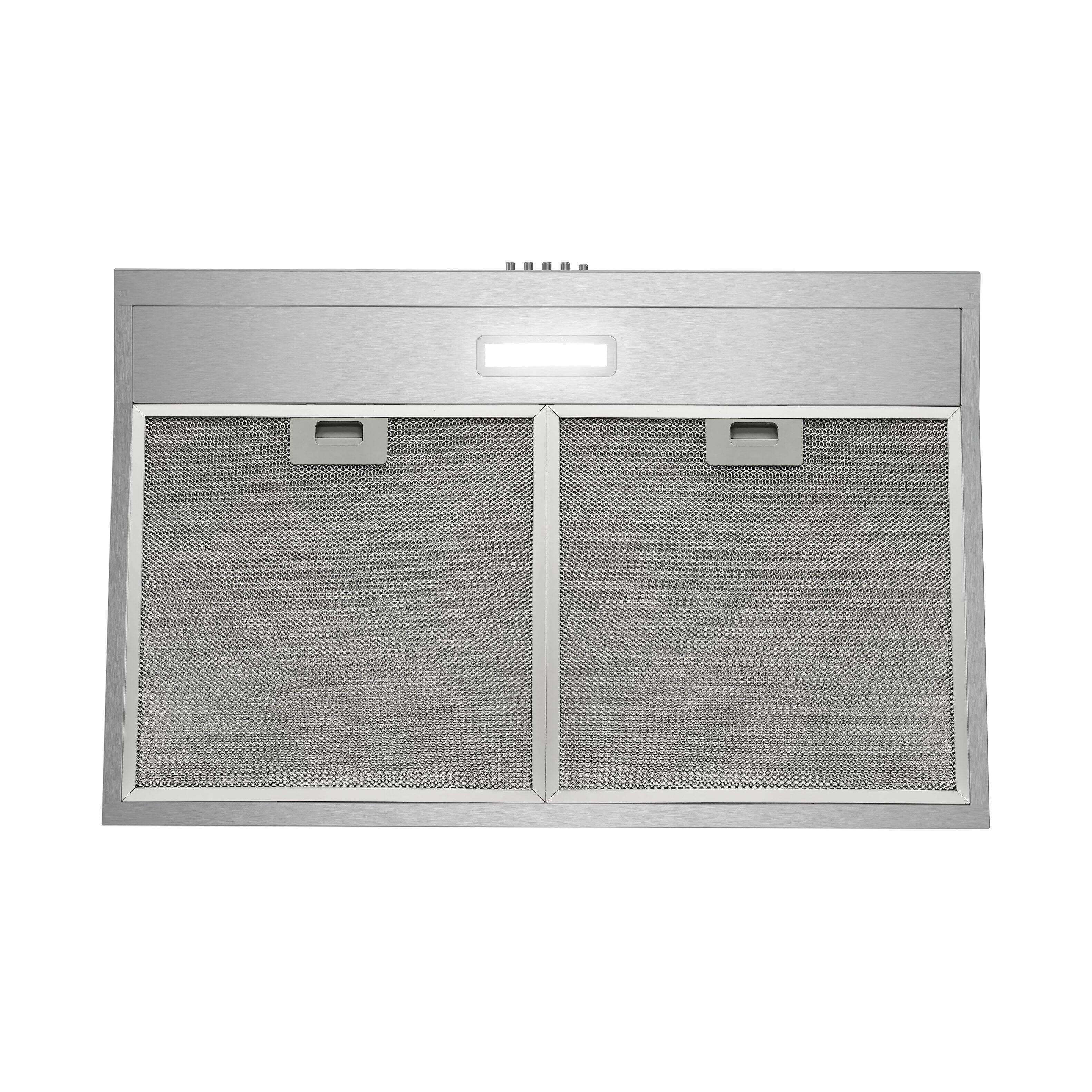 Alt View 7. Streamline - 30 in. Scafati Convertible Undermount 80 CFM Range Hood, Mesh Filters, Push Button Control, LED Light - Brushed Stainless Steel.