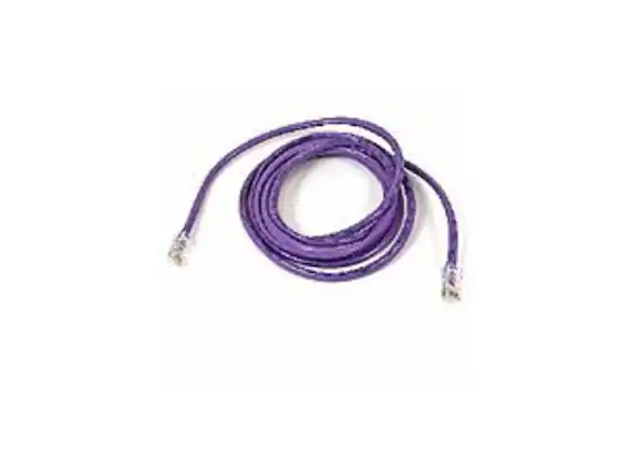 Front. Belkin - Belkin Cat5e Patch Cable - Purple.