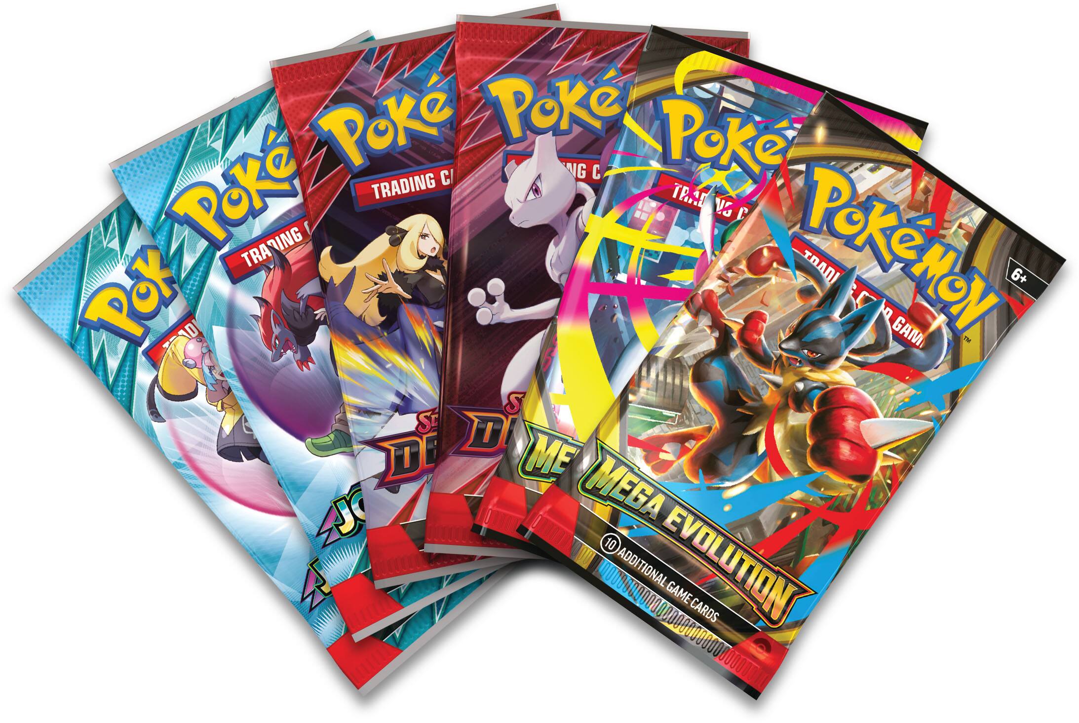 Poke Poke Poke C/ VG  
Poke TRADING CARD  
VG C TRADING  
PokeMoN TRADING  
6+  
GAME CARDS  
MEGA EVOLUTION  
10 ADDITIONAL GAME CARDS