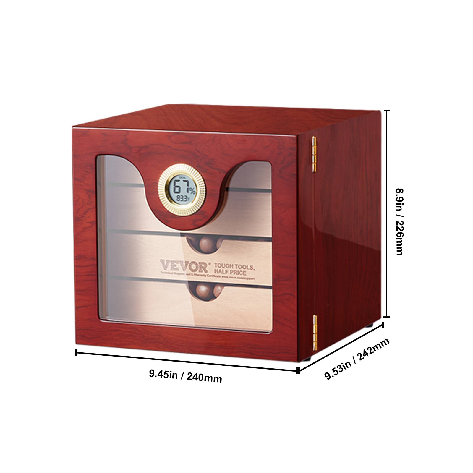 VEVOR TOUGH TOOLS, HALF PRICE

8.9in / 226mm  
9.45in / 240mm  
9.53in / 242mm