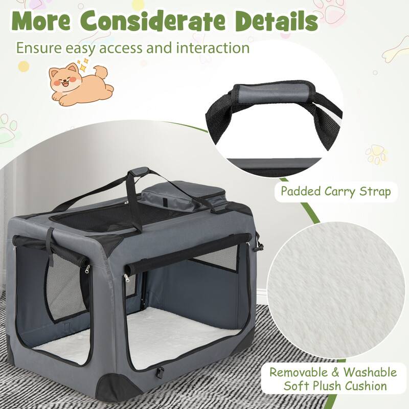 More Considerate Details  
Ensure easy access and interaction  

Padded Carry Strap  
Removable & Washable Soft Plush Cushion