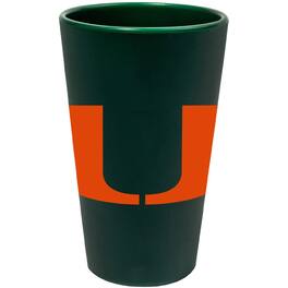 WinCraft - Miami Hurricanes 16oz. Silicone Pint Glass - Multicolor